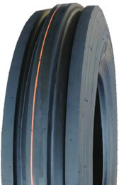 ASSEMBLY - 6"x2.50" Steel Rim, 25mm High Speed Bearings, 350-6 4PR V8502 3-Rib Tyre