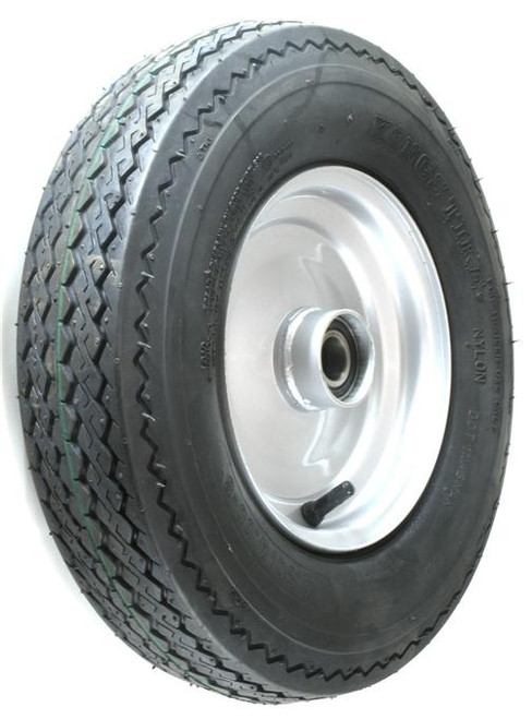 ASSEMBLY - 8"x2.50" Steel Rim, 480/400-8 4PR KT701 Trailer Tyre, 25mm High Speed Bearings
