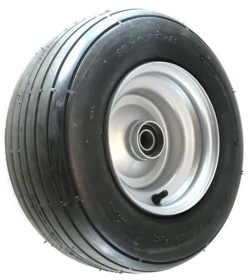 ASSEMBLY - 8"x5.50" Steel Rim,  25mm High Speed Bearings, 16/650-8 10PR V3503 Multi-Rib Tyre