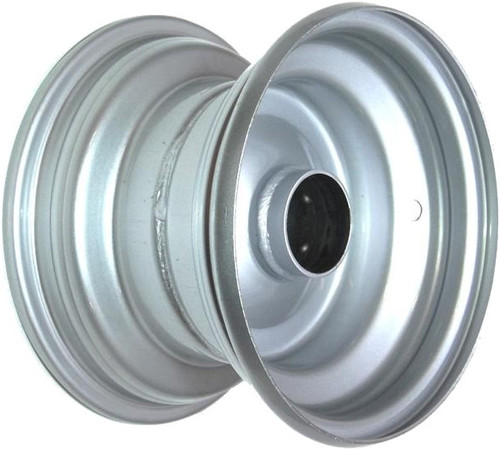 8"x5.50" Galv Rim, 52mm Bore, 85mm Hub Length, NO BEARINGS or BUSHES