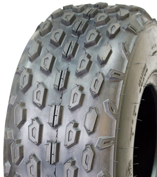 ASSEMBLY - 8"x5.50" Galv Rim, 19/7-8 6PR UN722 Knobbly ATV Tyre, 25mm Keyed Bush