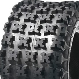 ASSEMBLY - 8"x7.00" Galv Rim, 20/11-8 6PR A027 Knobbly ATV Tyre, 25mm HS Bearings