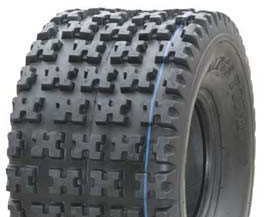 ASSEMBLY - 9"x8.50" Galv Rim, 4/4" PCD, ET-38, 20/11-9 4PR V1512 Slasher ATVTyre