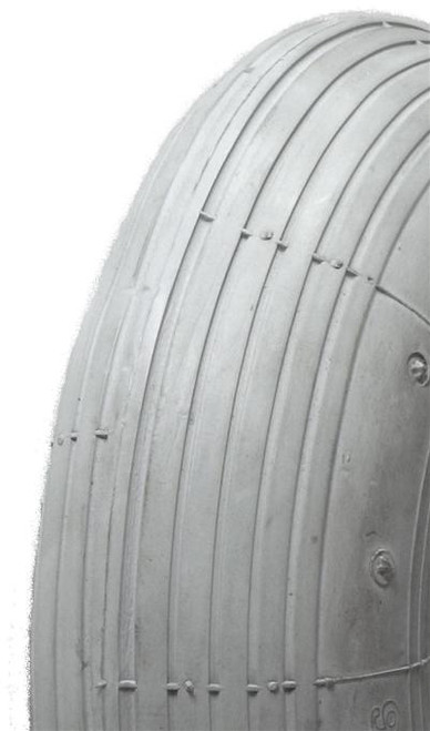 6x1¼ (6x1.25) TT Innova IA2802/Duro HF207 Ribbed Grey Wheelchair Tyre