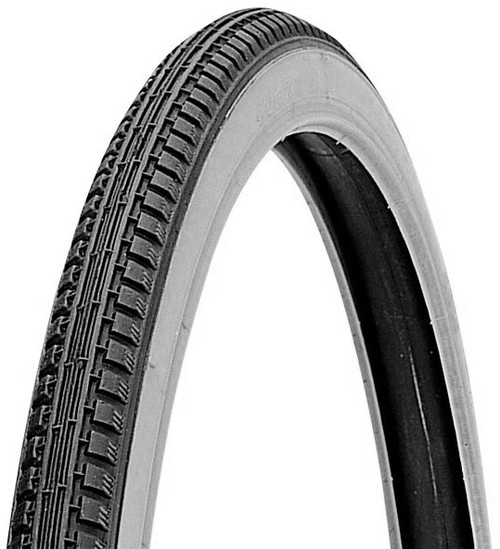 24x1-3/8 (37-540) TT Duro HF111 Road Grey Wheelchair Tyre