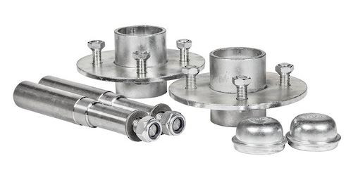 Hub Set, 750kg, Fabricated Steel, 4/4" PCD, 25mm HS Bearings, with 2 x 63050 Stub Axles