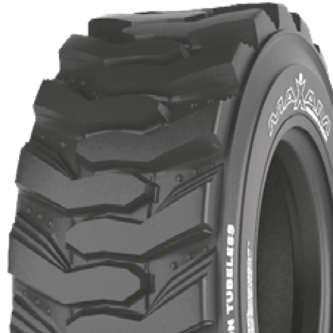 14-17.5 14PR 155A2 TL Maxam MS906 Industrial Lug Tyre, fitted to Grey Rim, - 'Dated Stock'
