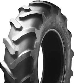 6-12 4PR TT Tiron HS458 R-1 Tractor Lug Tyre fitted on Rim to suit New Holland BM25 series, - 'Dated Stock'