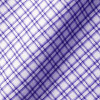 Lavender Check Single Cuff Shirt