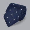 Blue Fleur-de-Lys Silk Tie