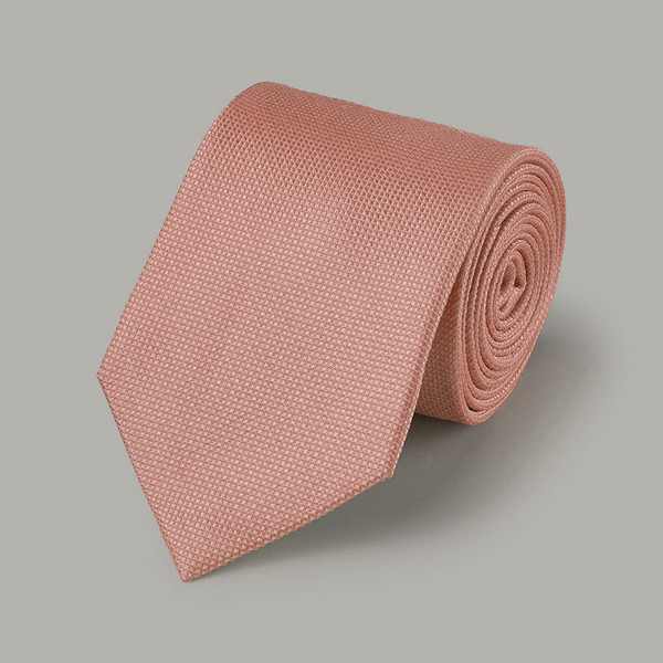 Salmon Silk Tie