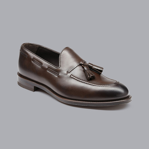 Dark Tan Loafer Shoe