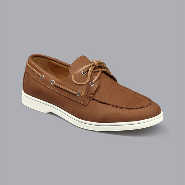 Tan Boat Shoe