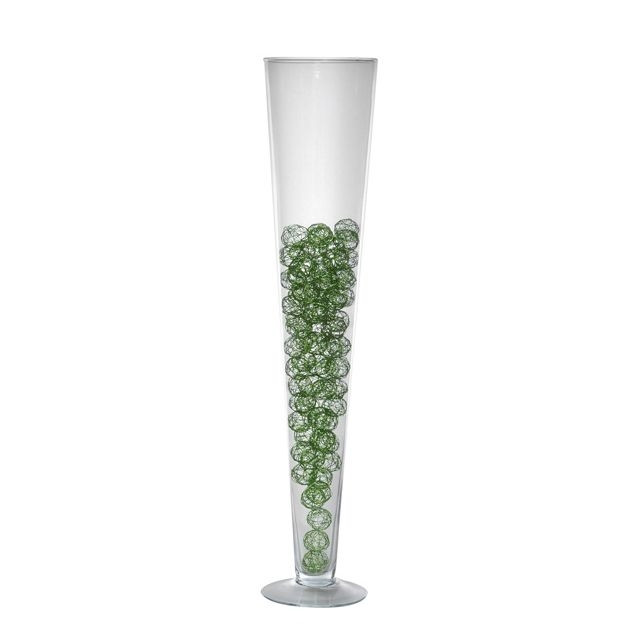 Glass Conical Vase 70 cm - Country Baskets