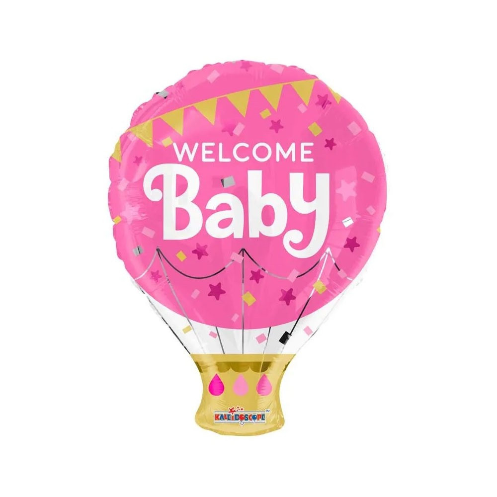Amscan Folienballon 'Welcome Baby' 45 Cm – Bunt, Für Babyparty & Feiern