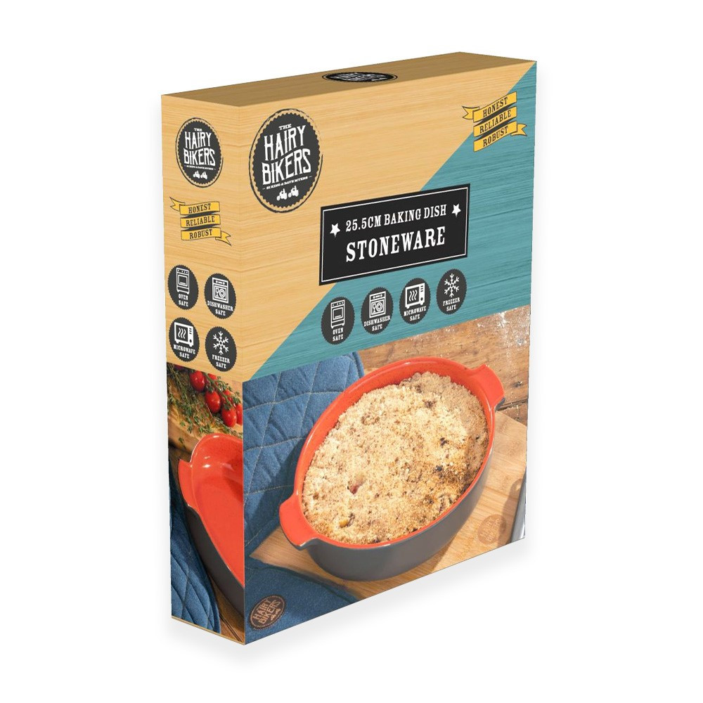 Hairy Bikers Large Oven Tray Hairy Bikers Large Round Baking Dish