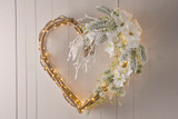 How To - Light Up Heart Wreath 