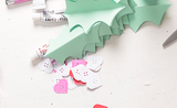 How-to: Adorable Paper Holly Garland