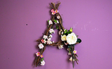 How-to Create a Rustic Twig Letter.