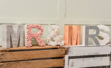 How to: Decorate Mr & Mrs Letters