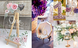 Wedding Wednesday - Table Numbers