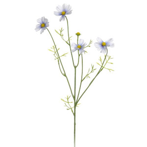 Artificial Cosmos Spray Blue 68 cm