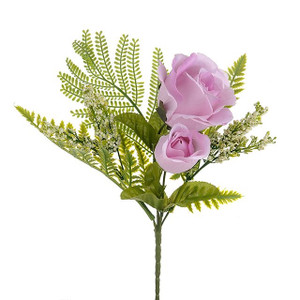 Flora Rose Fern Mini Bush Lilac 34 cm