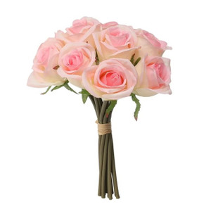 Blenheim Bridal Bouquet Cream Pink 12 Heads