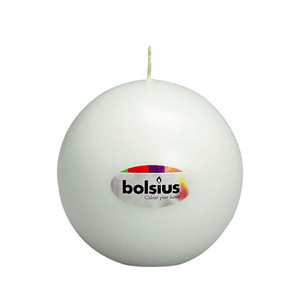 Bolsius White Ball candle  - 70mm
