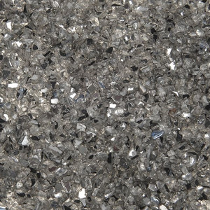 Mirrored Glass Granules Silver 2.5 L