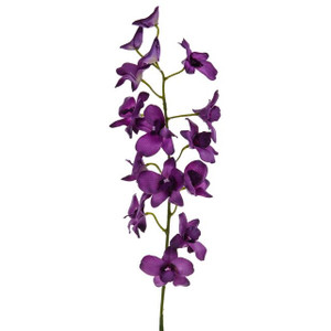 Artificial Dendrobium Orchid Purple 82 cm