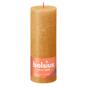 Bolsius Rustic Shine Pillar Candle 190 x 68 - Honeycomb Bolsius Rustic Shine Pillar Candle 190 x 68 - Honeycomb