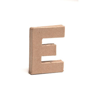 Paper Mache Craft Letter Mini E from Country Baskets