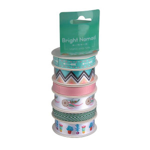 Bright Nomad Ribbon 6 Pack from Country Baskets