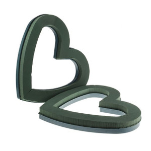 Foam Hearts Open 43 cm 2 Pack