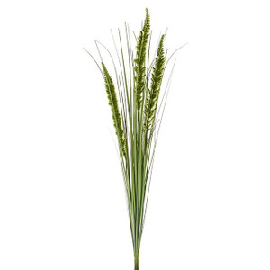 Grass And Green Cattail Spray 80cm from Country Baskets