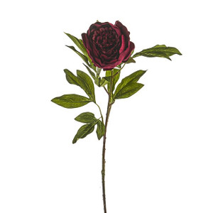 Artificial Peony Red 80 cm from Country Baskets Artificial Peony Red 80 cm from Country Baskets