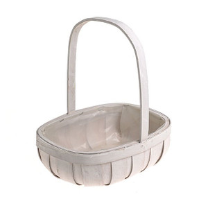 Trug Basket White from Country Baskets Trug Basket White from Country Baskets