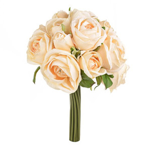 Rose Bundle Peach 15 Stems 37 cm from Country Baskets Rose Bundle Peach 15 Stems 37 cm from Country Baskets
