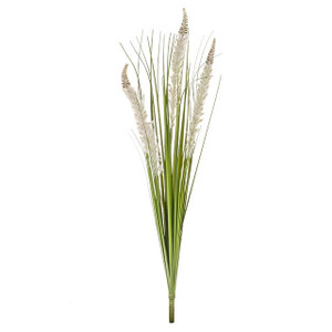 Grass And Cream Cattail Spray 80cm