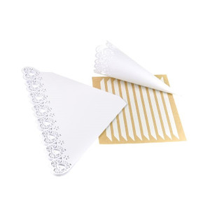 Confetti Cone Laser Heart Whit Confetti Cone Laser Heart Whit