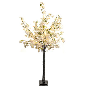 Cherry Blossom Tree with Lights White 1.4 m