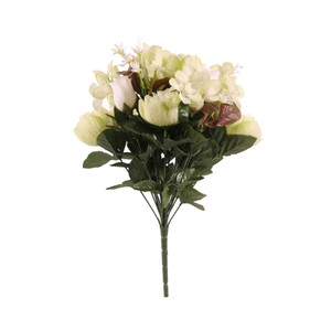 Peony, Hydrangea, Rose Bud Bush Green 45 cm from Country Baskets