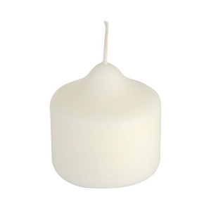 Chapel Ivory Pillar Candle 8 cm