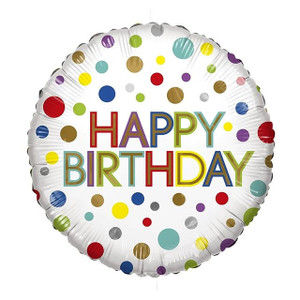 Happy Birthday Eco Balloon Dotty