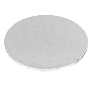 Pati-Versand Cakeboard Rund 28 Cm, Silber – 5er Set, Stabile Unterlage Für Torten & Kuchen