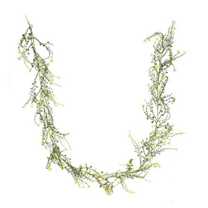 Wild Flower Garland White & Yellow 1.8 m