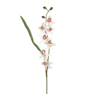 Artificial Orchid Mini White 80 cm