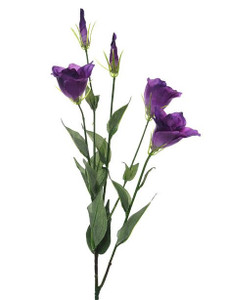 Artificial Lisianthus Spray Purple 80 cm Artificial Lisianthus Spray Purple 80 cm