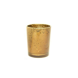 Champagne Mercury Tealight Holder - 6.5cm